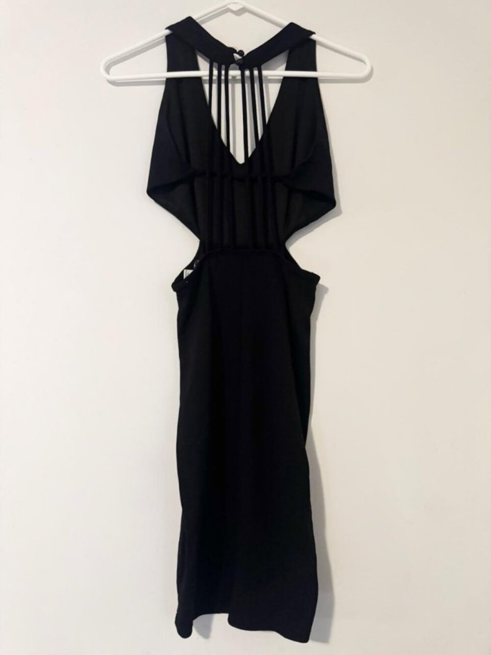 Black V-Neck Dress